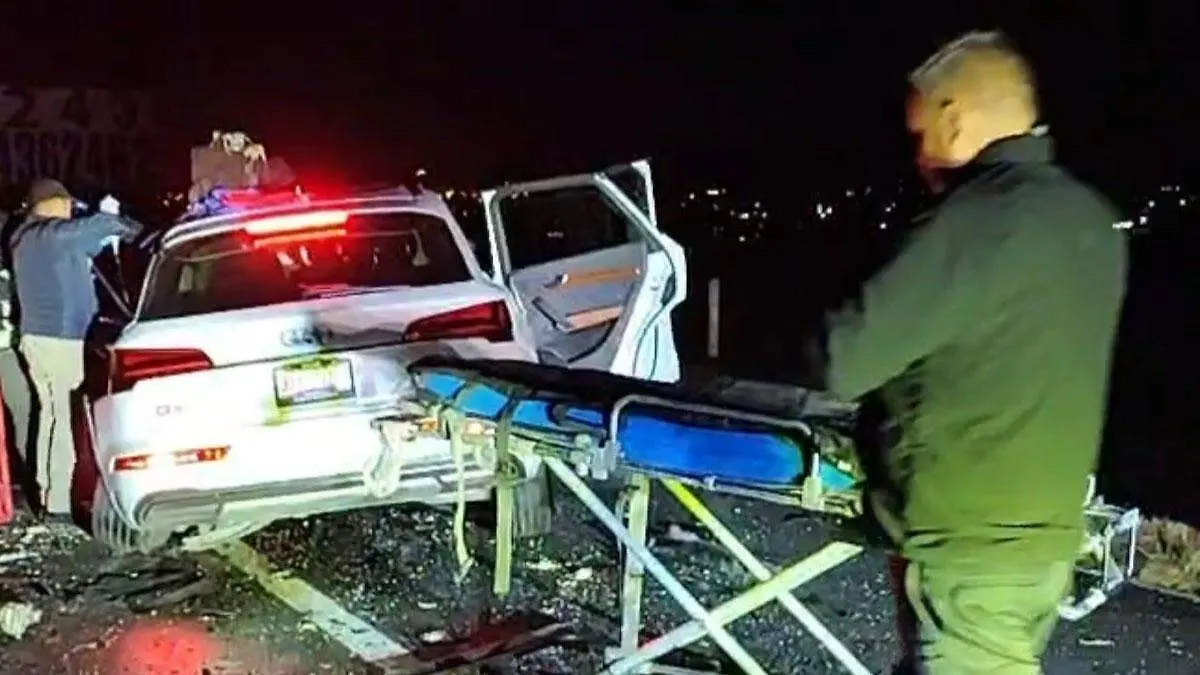 accidente en autopista Puebla Atlixco 13 febrero 2025